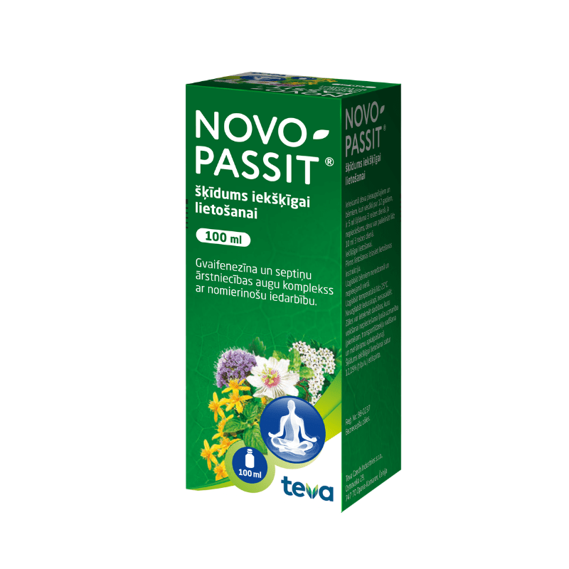 Novo-Passit šķīdums iekšķīgai lietošanai
