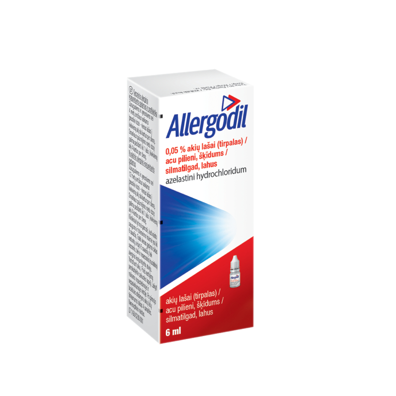 Allergodil 0,05% acu pilieni, šķīdums