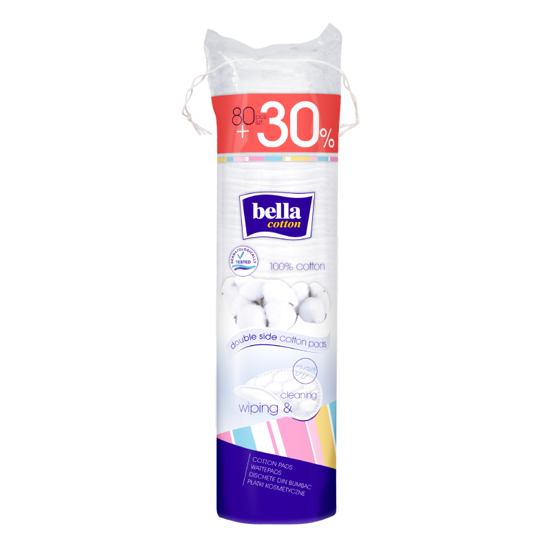 BELLA Cotton +30 % vates diski, 80 gab.