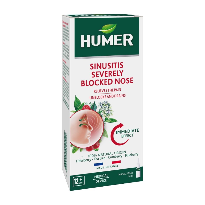 Humer Sinusīts aerosols, 15 ml