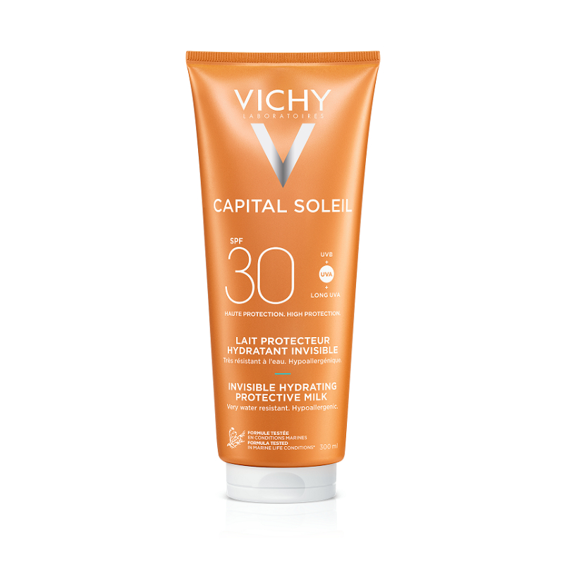 Vichy Capital Soleil Protective Milk SPF30 saules aizsardzībai, 300 ml