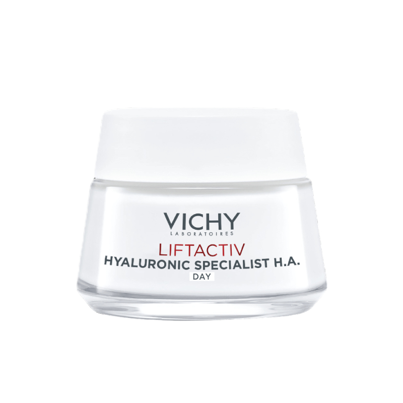 VICHY Liftactiv H.A. nostiprinošs pretgrumbu krēms sausai ādai 50 ml
