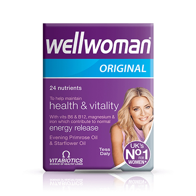 Vitabiotics Wellwoman Original vitamīni sievietēm, 30 kapsulas