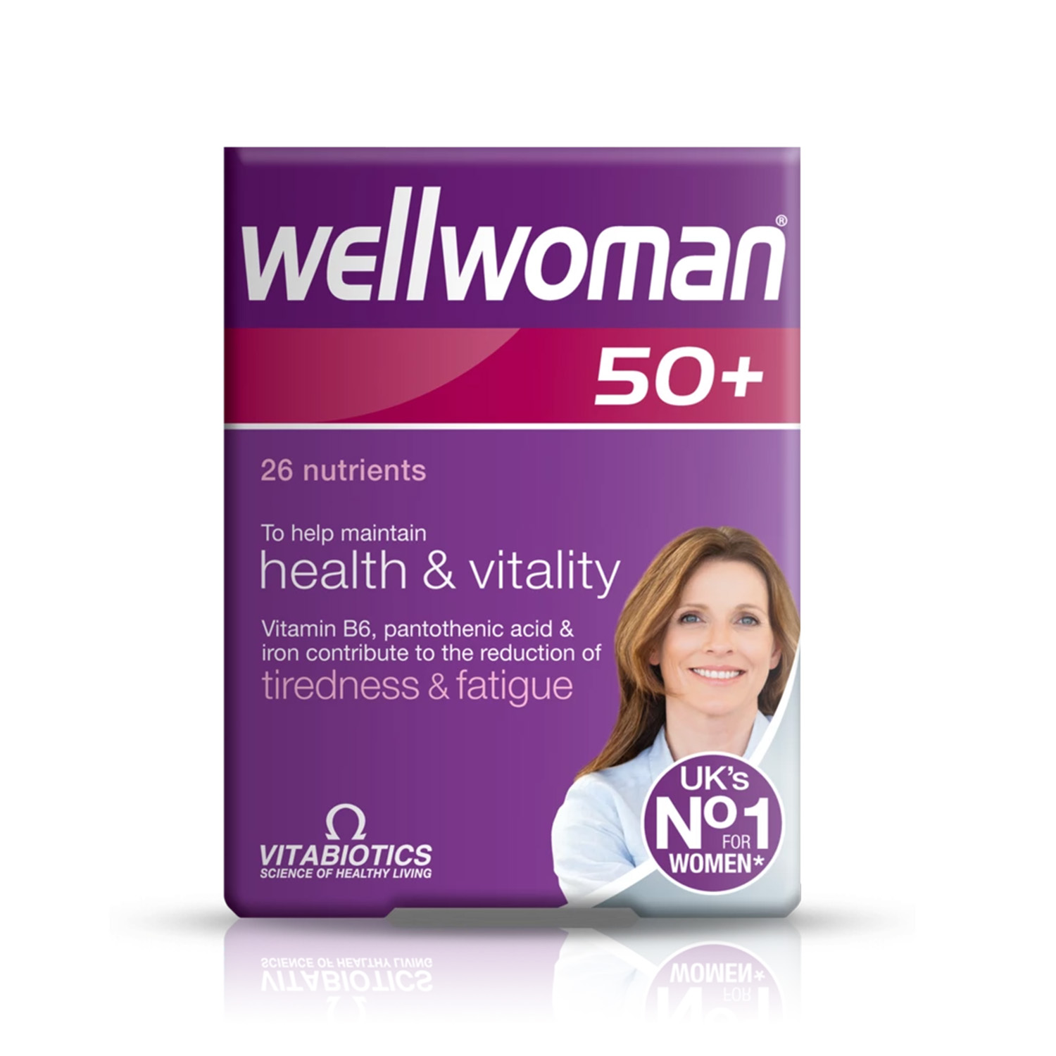 Vitabiotics Wellman 50+ uzturviela vīriešiem no 50 gadiem, 30 tabletes