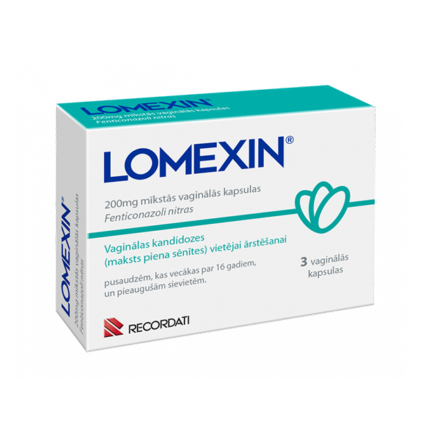 Lomexin 200 mg mīkstās vaginālās kapsulas
