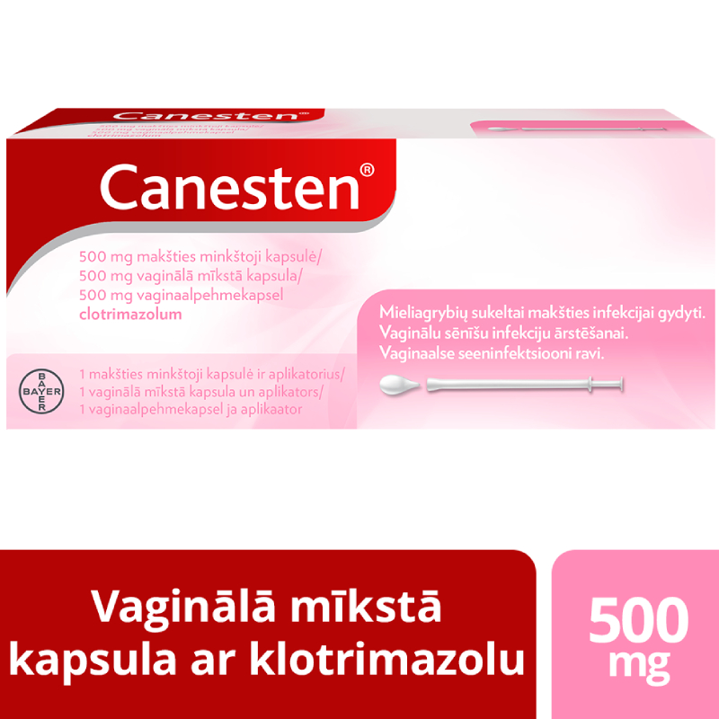 Canesten 500 mg vaginālā mīkstā kapsula