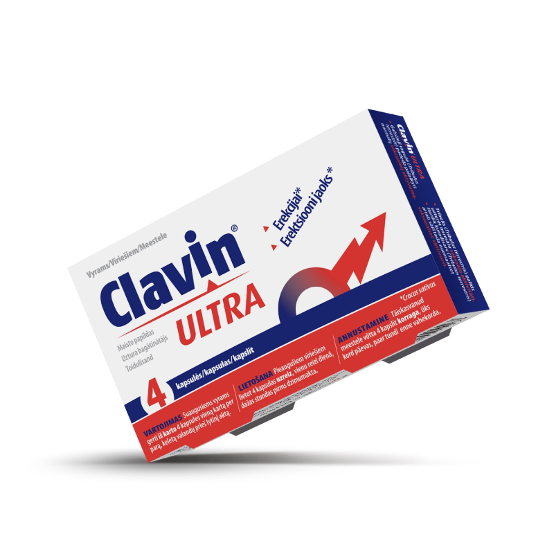 Clavin Ultra, 4 kapsulas