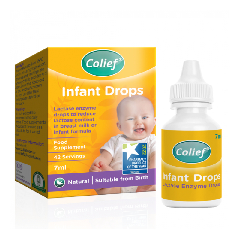 Colief Infant Drops laktāzes pilieni zīdaiņiem, 7 ml