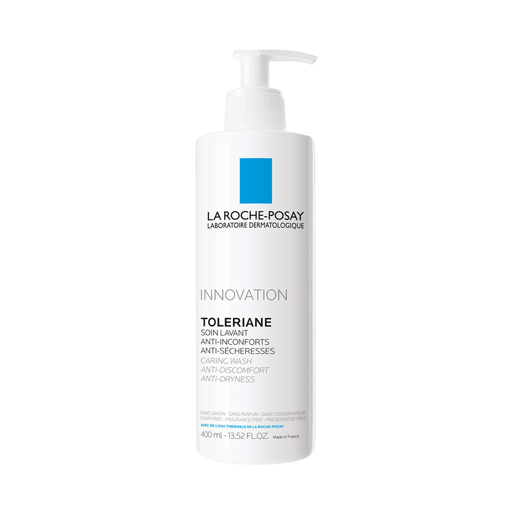 LA ROCHE-POSAY maigi attīroša, krēmveida emulsija jutīgai ādai TOLERIANE, 400 ml