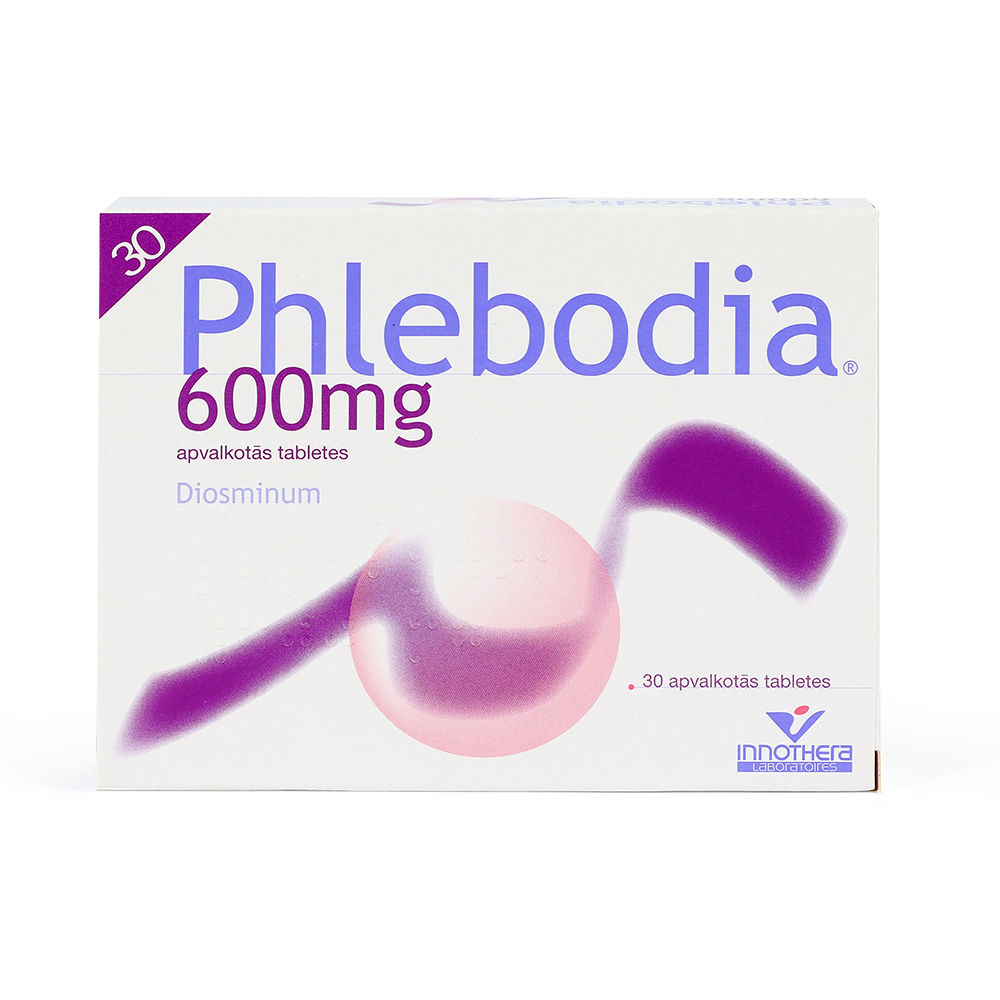 Phlebodia 600 mg apvalkotās tabletes