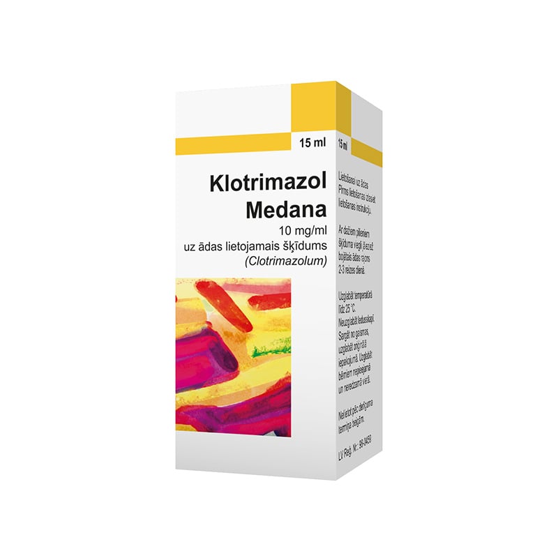 Klotrimazol Polpharma 10 mg/ml uz ādas lietojams šķīdums