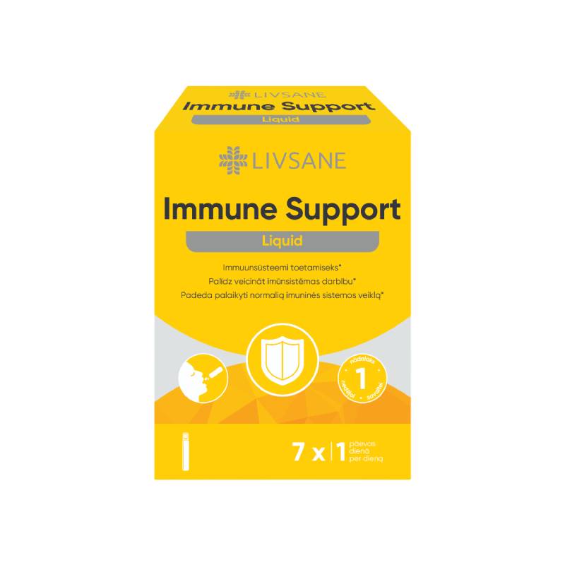 LIVSANE Immune Support Liquid ampulas, 7 x 25 ml