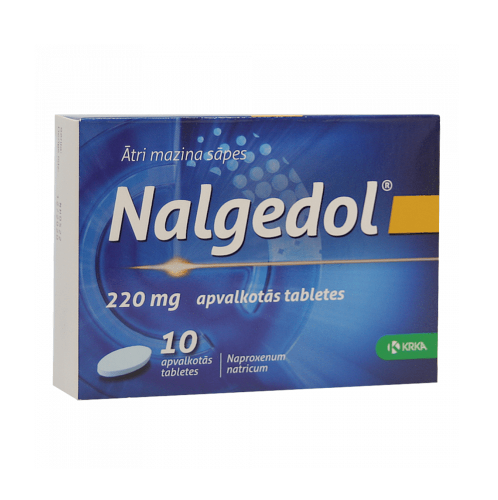 Nalgedol 220 mg apvalkotās tabletes