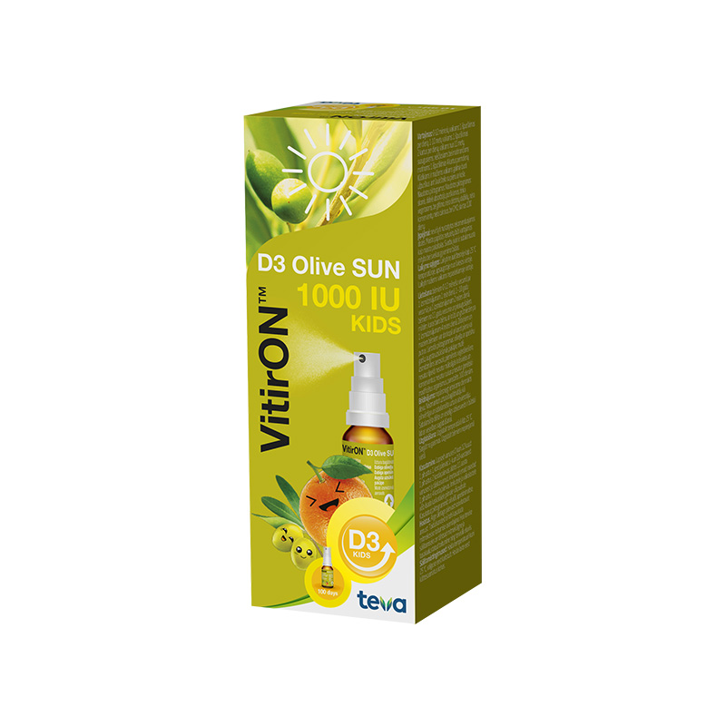 VitirON D3 Olive SUN 1000IU KIDS sprejs, 10 ml