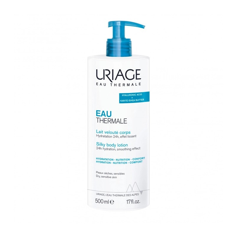 URIAGE Eau Theramale Silky Body ķermeņa losjons, 500 ml