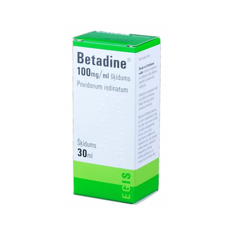 Betadine 100 mg/ml uz ādas lietojams šķīdums
