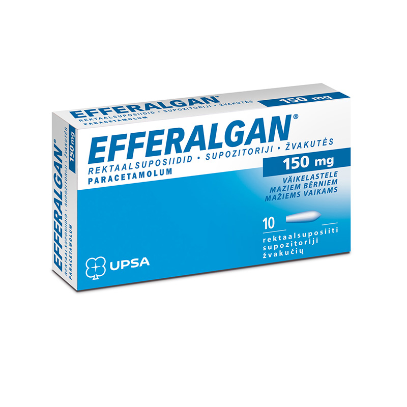 Efferalgan 150 mg supozitoriji