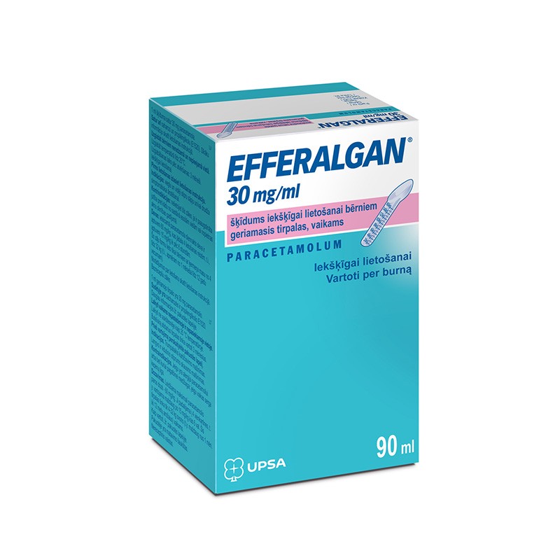 Efferalgan 30 mg/ml šķīdums iekšķīgai lietošanai bērniem