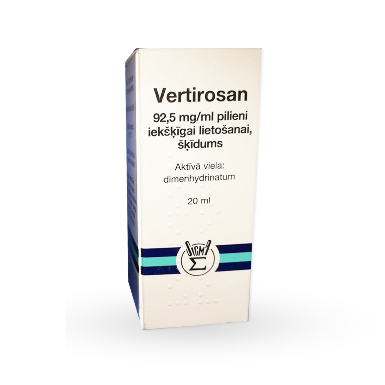Vertirosan 92,5 mg/ml pilieni iekšķīgai lietošanai, šķīdums