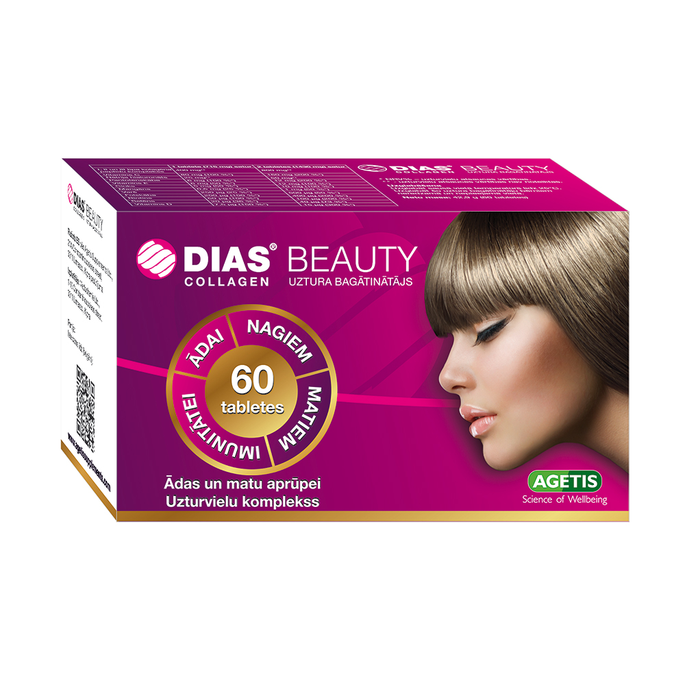DIAS Beauty Collagen tabletes, 60 gab.