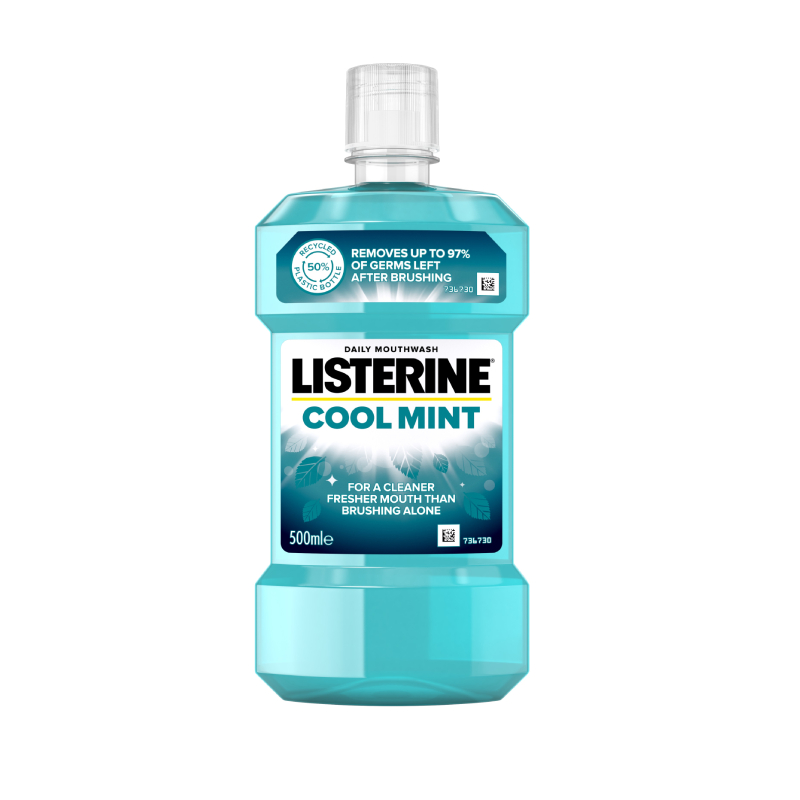 LISTERINE Cool Mint mutes skalojamais līdzeklis, 500 ml