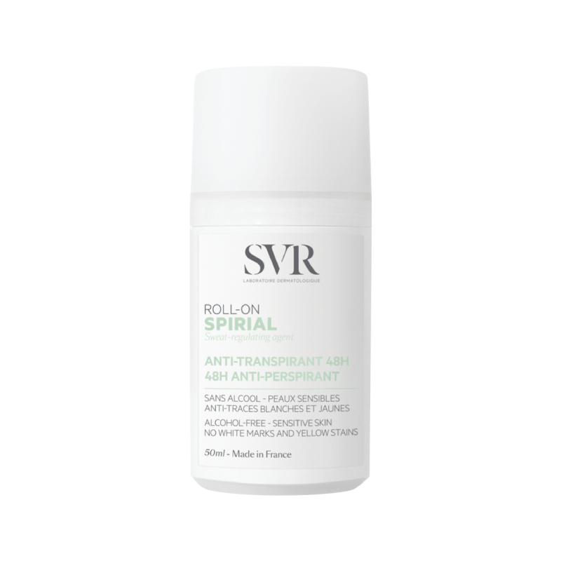 SVR rullīšveida dezodorants un antiperspirants SPIRIAL ROLL ON, 50 ml