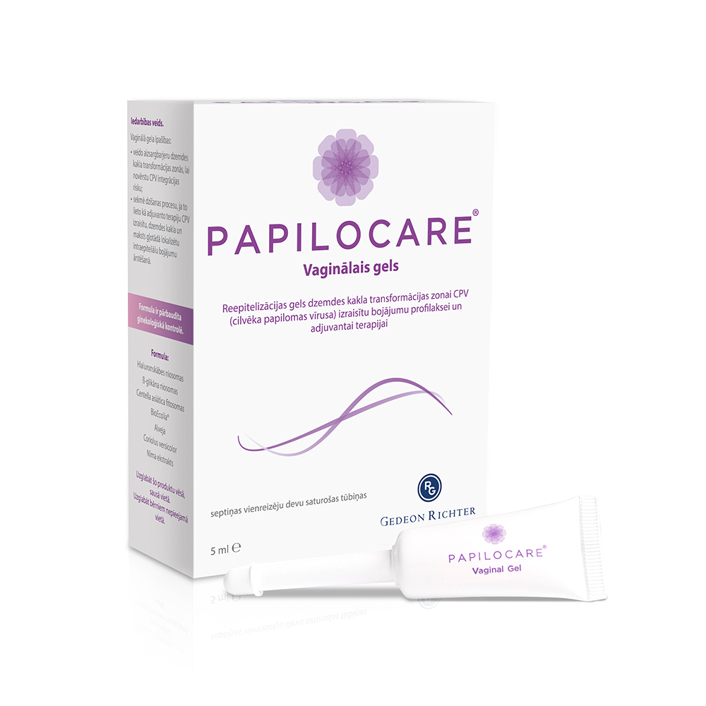 PAPILOCARE Vaginālais gels 5ml, 7 gab.
