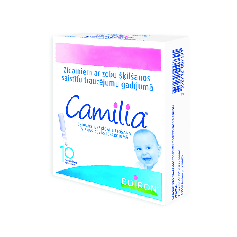 Camilia šķīdums iekšķīgai lietošanai vienas devas iepakojumā