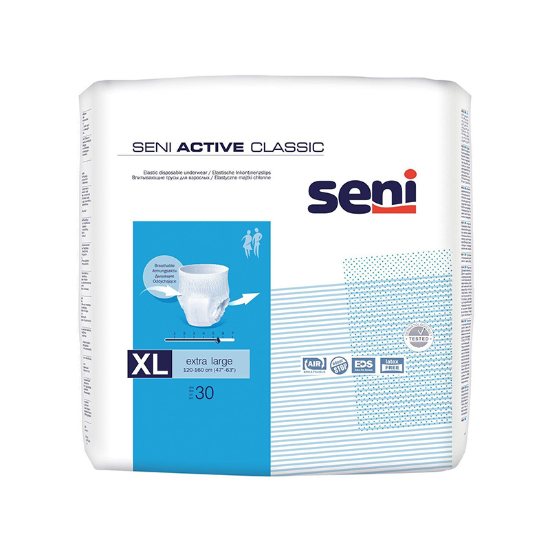 SENI ACTIVE biksītes CLASSIC, XL, 30 gab.