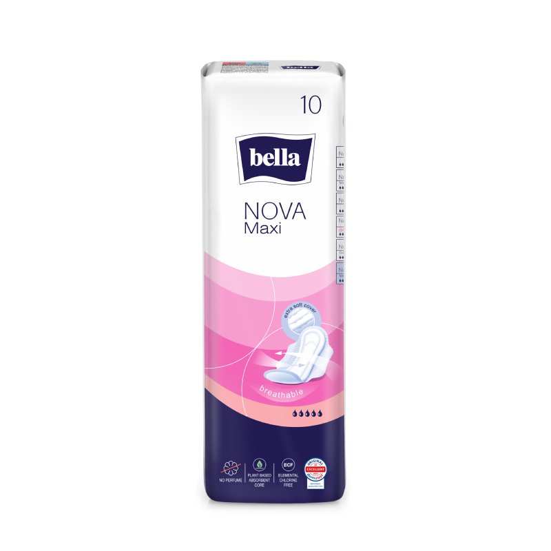 BELLA higiēniskās paketes NOVA MAXI SOFT, 10 gab.