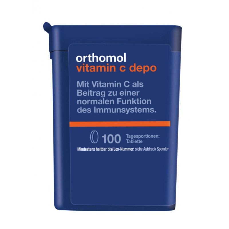 ORTHOMOL VITAMIN C DEPO, 100 apvalkotas tabletes