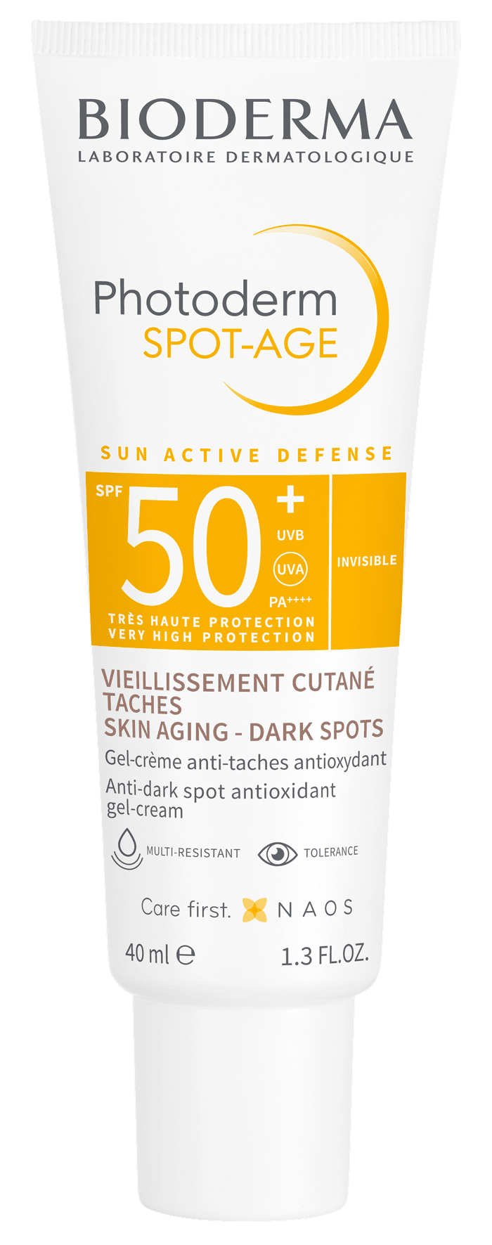 BIODERMA Photoderm SPOT-AGE SPF50+ Invisible saules aizsargkrēms, 40ml