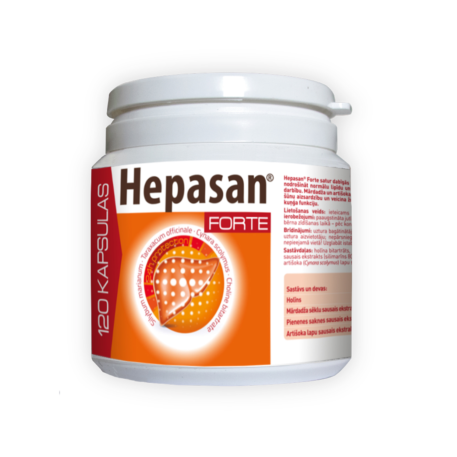 Hepasan Forte, 120 kapsulas