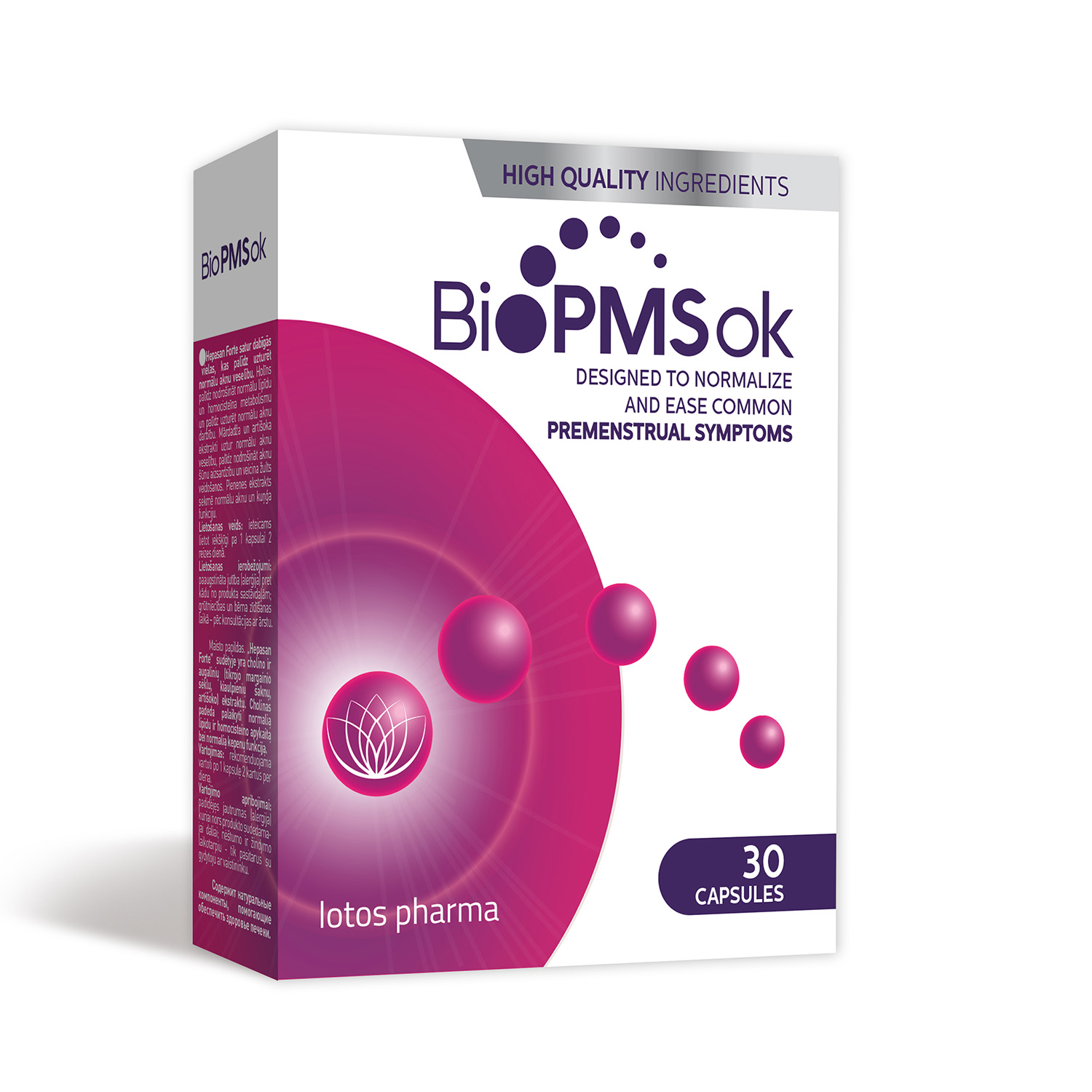 BIOPMSOK kapsulas, 30 gab.