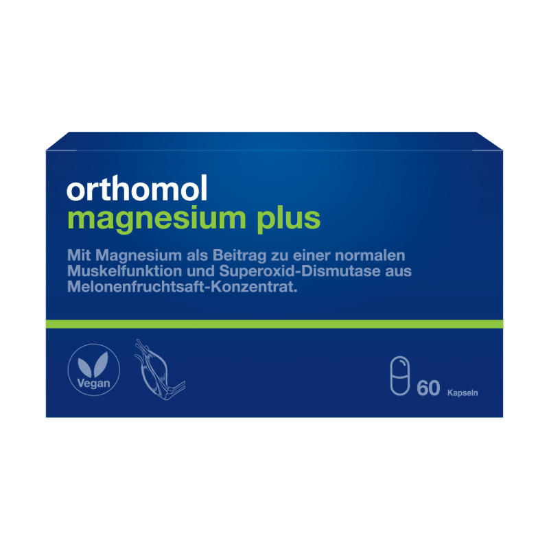 ORTHOMOL Magnesium Plus kapsulas, 60 gab