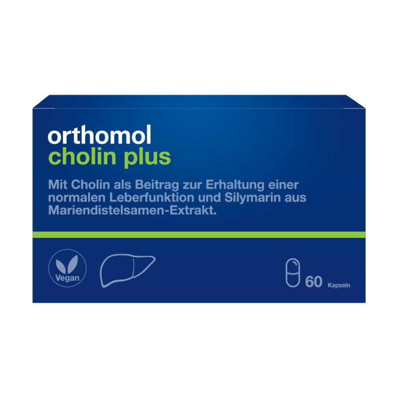 ORTHOMOL Cholin Plus kapsulas, 60 gab