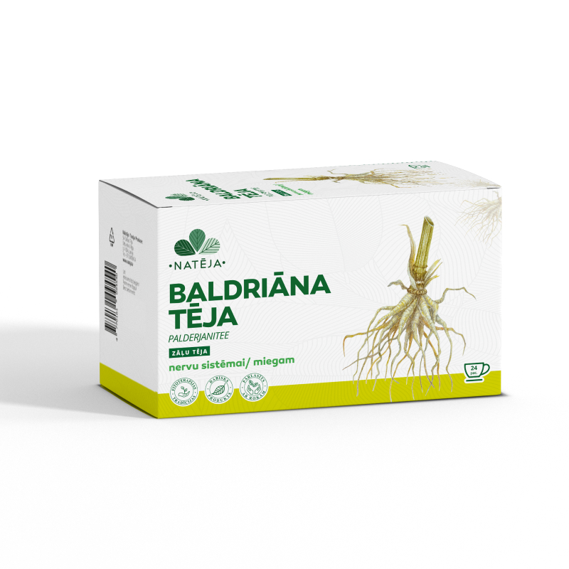 NATĒJA baldriāna sakņu tēja, 24 paciņas