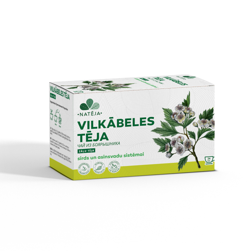 NATĒJA Vilkābeles tēja maisiņos, 24 gab.