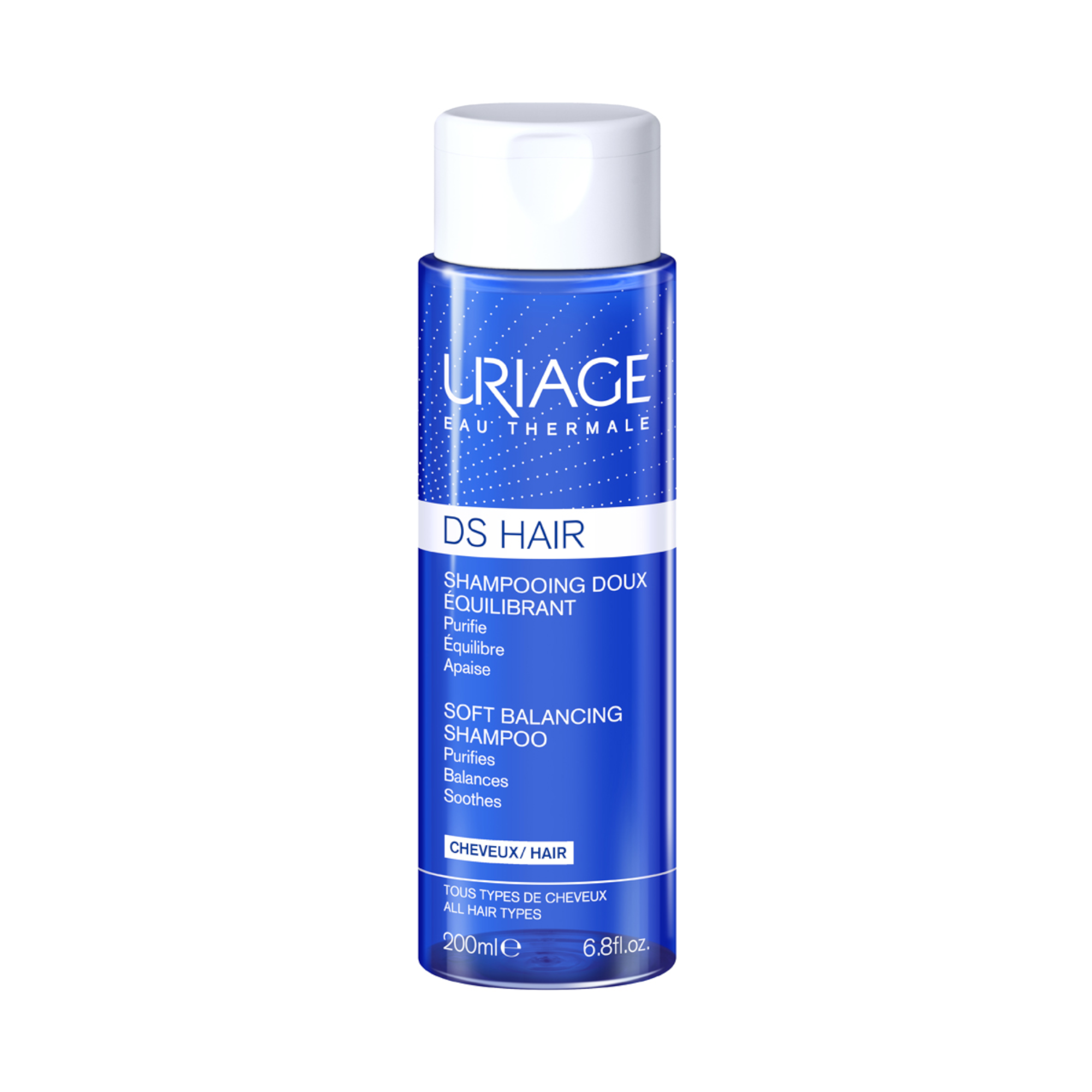 URIAGE attīrošs šampūns DS HAIR, 200 ml