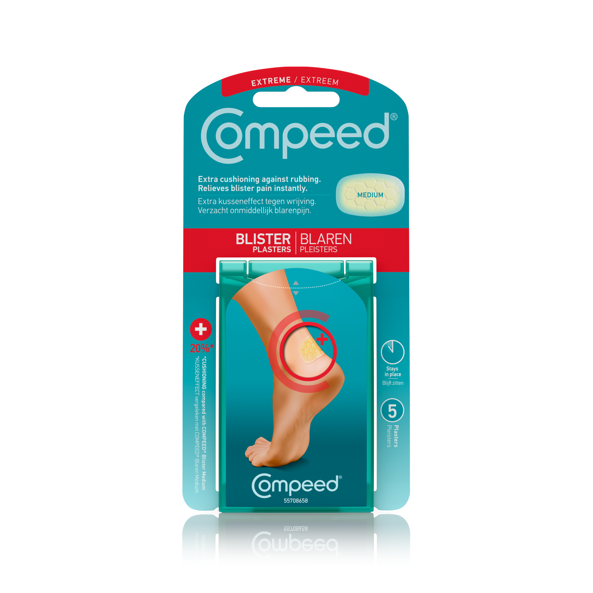 COMPEED® Extreme plāksteri tulznām, 5 gab