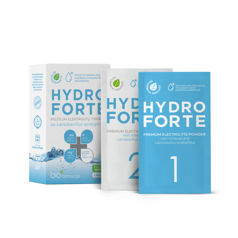 Biofarmacija Hydro Forte, 6 paciņas