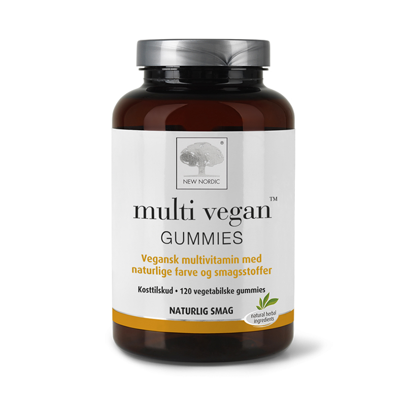 NEW NORDIC košļājamās pastilas MULTI VEGAN GUMMIES, 120 gab.