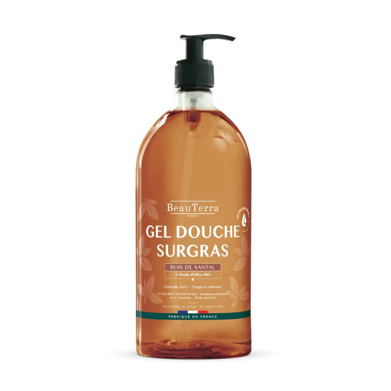 BEAUTERRA Bois De Santal dušas želeja, 1000 ml