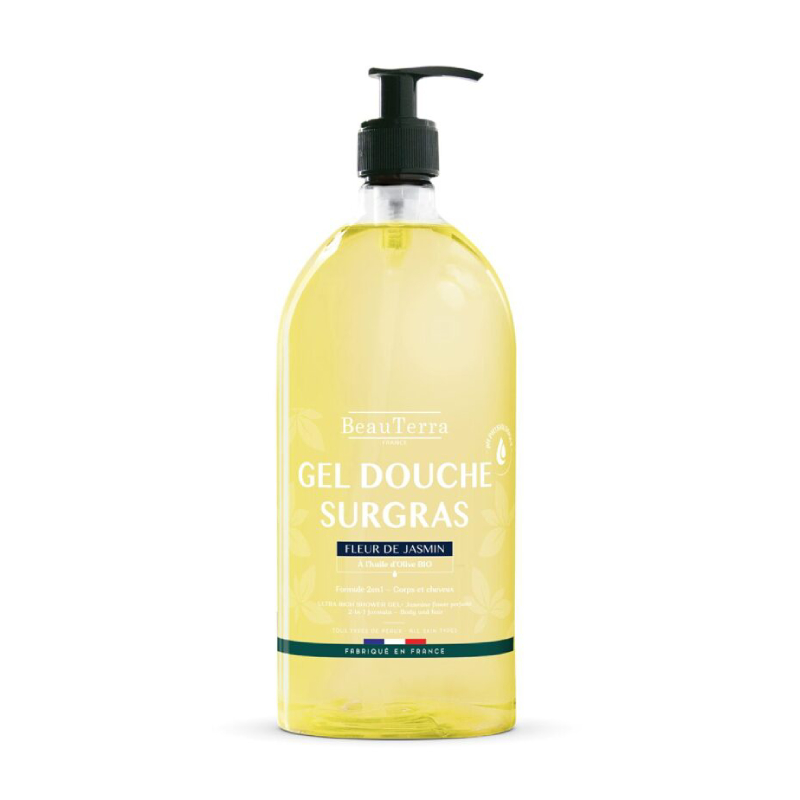 BeauTerra Jasmīna barojošs dušas gels, 1 L