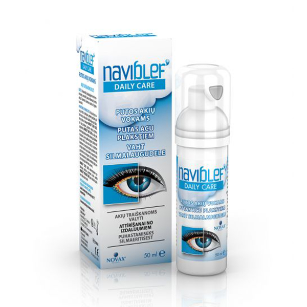 Naviblef Daily care acu putas plakstiem, 50 ml