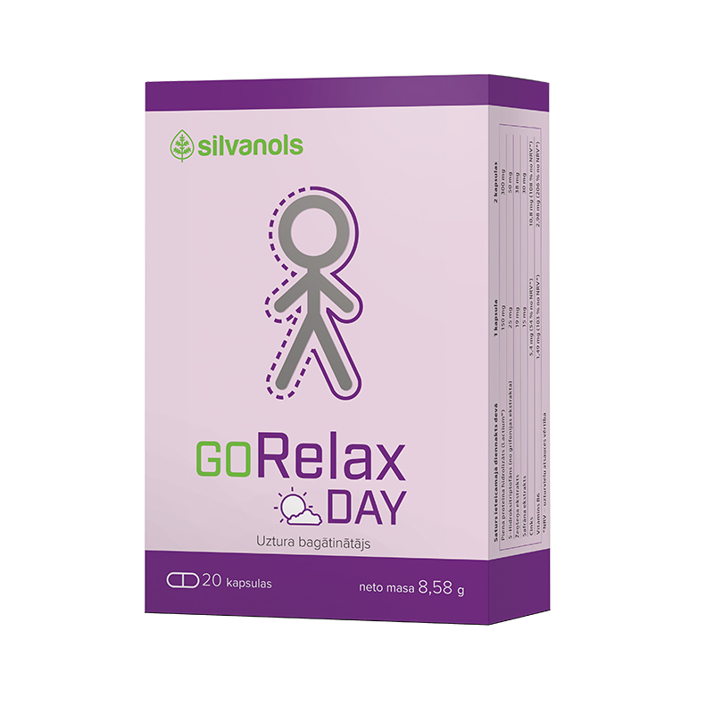 GORELAX  DAY kapsulas, 20 gab.