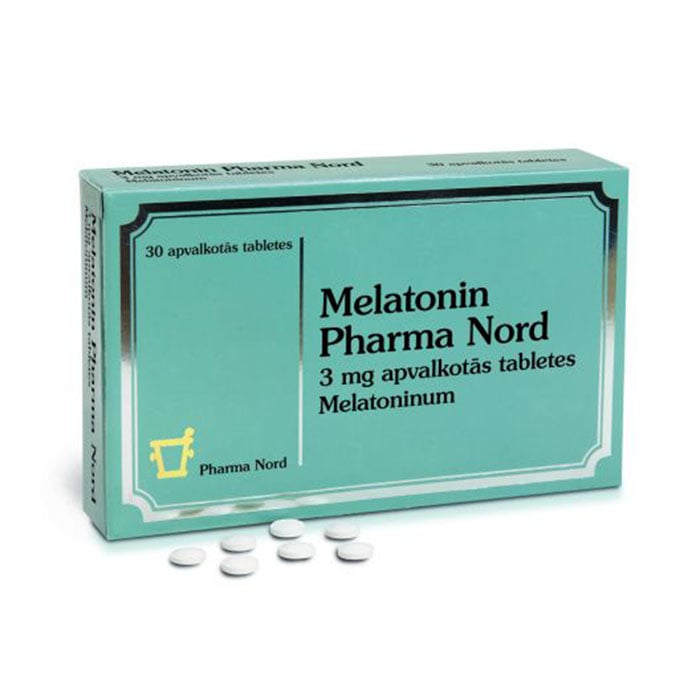 Melatonin Pharma Nord 3 mg apvalkotās tabletes