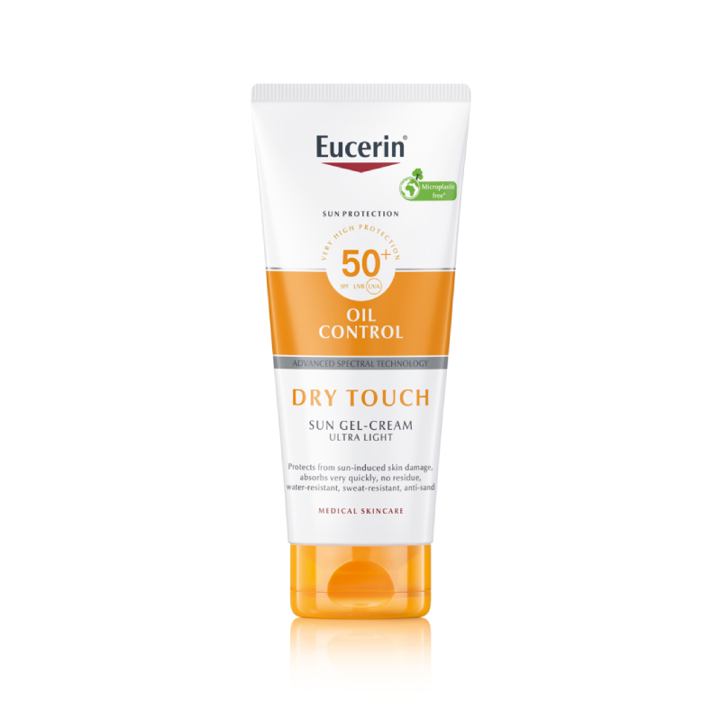 Eucerin ķermeņa gelkrēms SPF 50+ Sun Oil Control, 200 ml