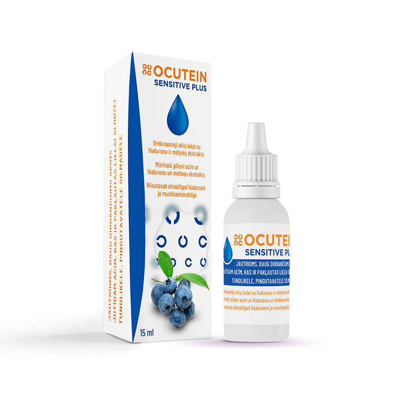 Ocutein Sensitive Plus acu pilieni, 15 ml