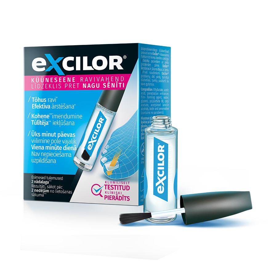 EXCILOR līdzeklis pret nagu sēnīti, 3.3 ml